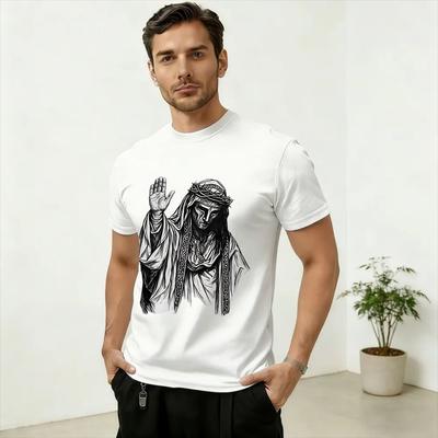 Camiseta Baldwin de Jerusalén Rey Leproso Camisetas de Algodón de Verano Para Unisex Diseño Popular Camiseta de Manga Corta Y2K Tops Básicos