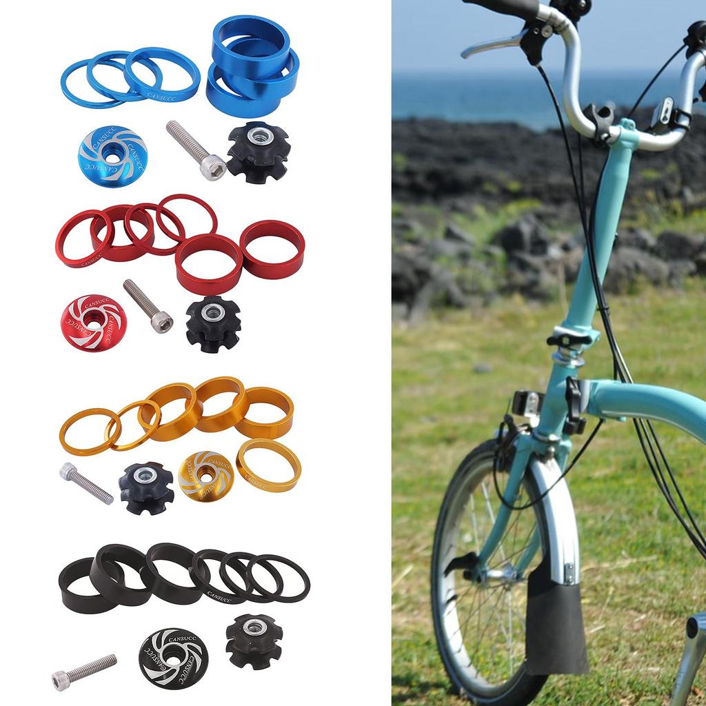 Headset Spacer Aluminium Alloy Headset Washer Headset Star Nut Screw