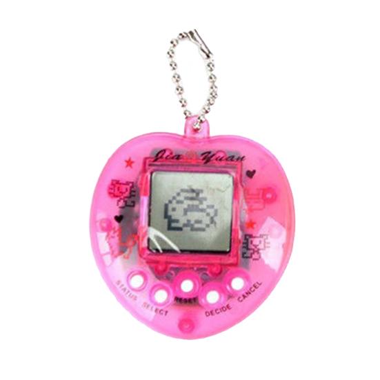 Máquina electrónica para mascotas, Mini Corazón de melocotón, juguete interactivo Virtual para mascotas cibernéticas para niños