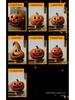 Große Halloween-Kürbis-Laterne für Innen-/Außen dekoration