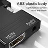 HDMI-compatible To VGA Adapter 1080P HDMI Converter HDMI Female To VGA Male With 3.5mm Audio Cable For Laptops TV Box Projector