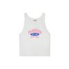New MLB New York Yankees Tank Tops Women's Ecru 3FTKV0243-50WHS