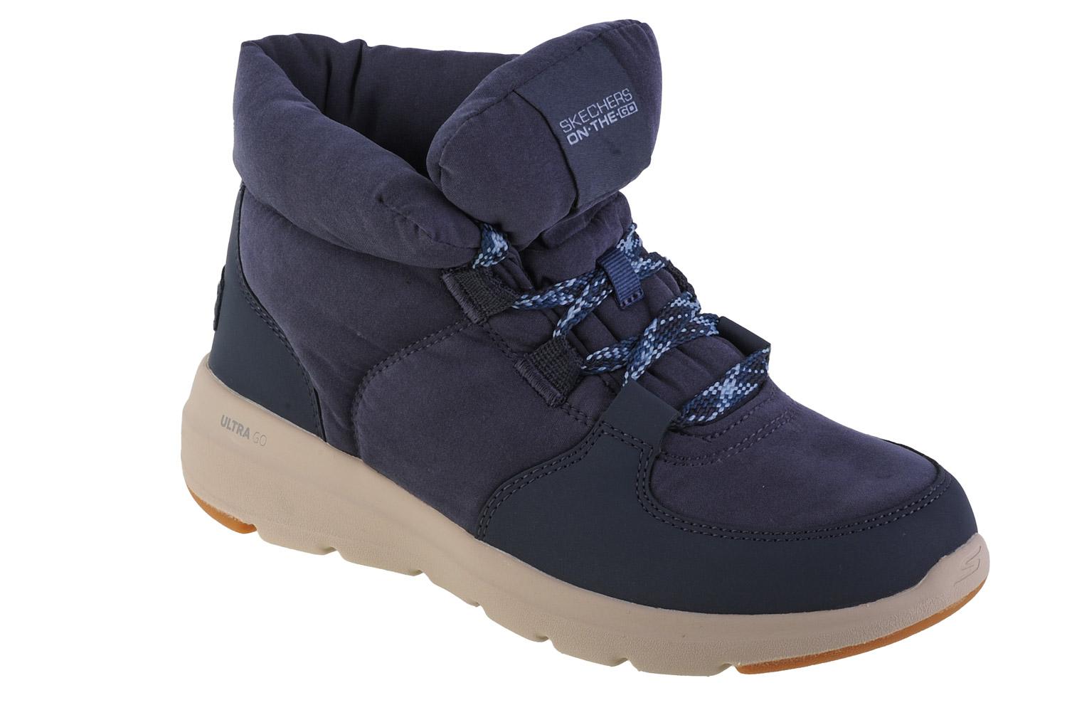 Skechers Glacial Ultra - Trend Up, Bottes d'hiver femme marine