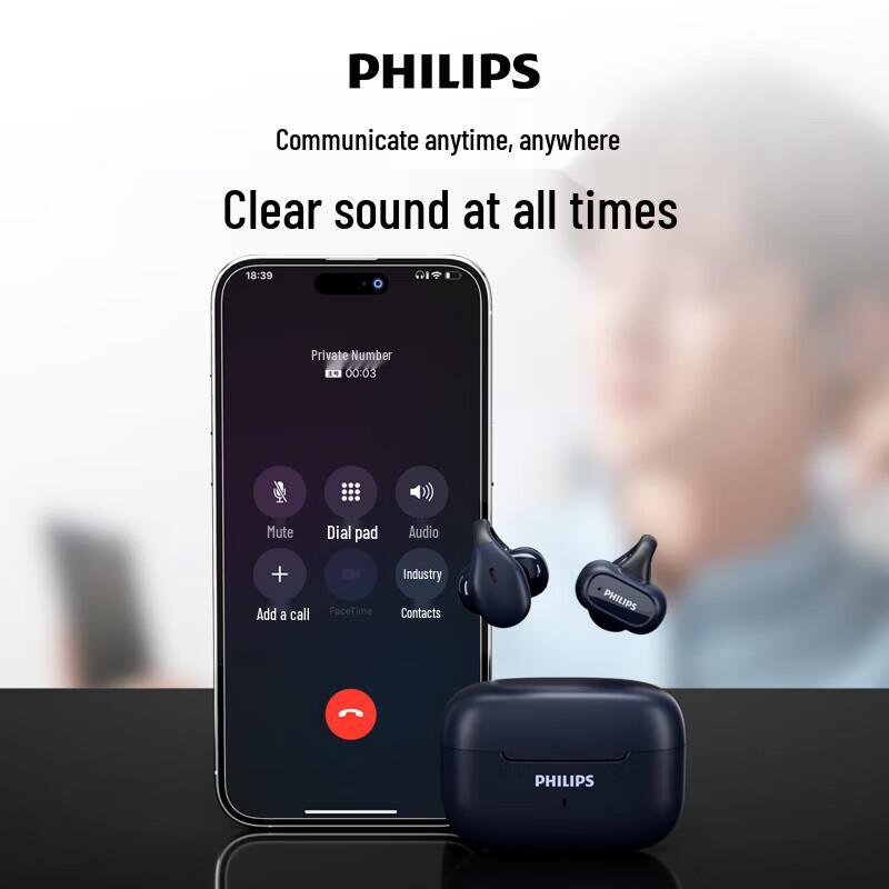 Philips TAT2469 True Wireless Open-Ear Sports Earbuds