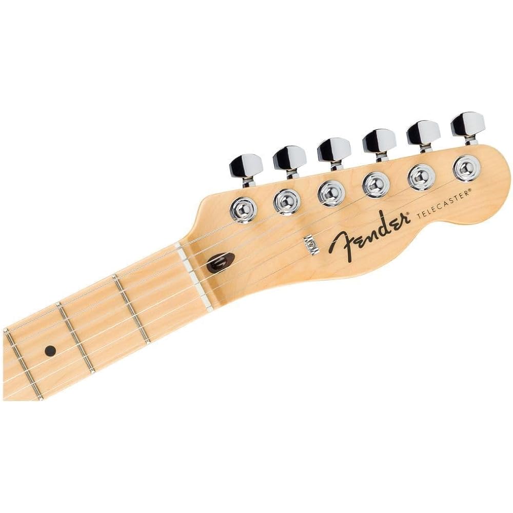 Fender Standard Telecaster® Electric Guitar, Maple Fingerboard, White Pickguard, Aqua Marine Metallic, with Soft Case.