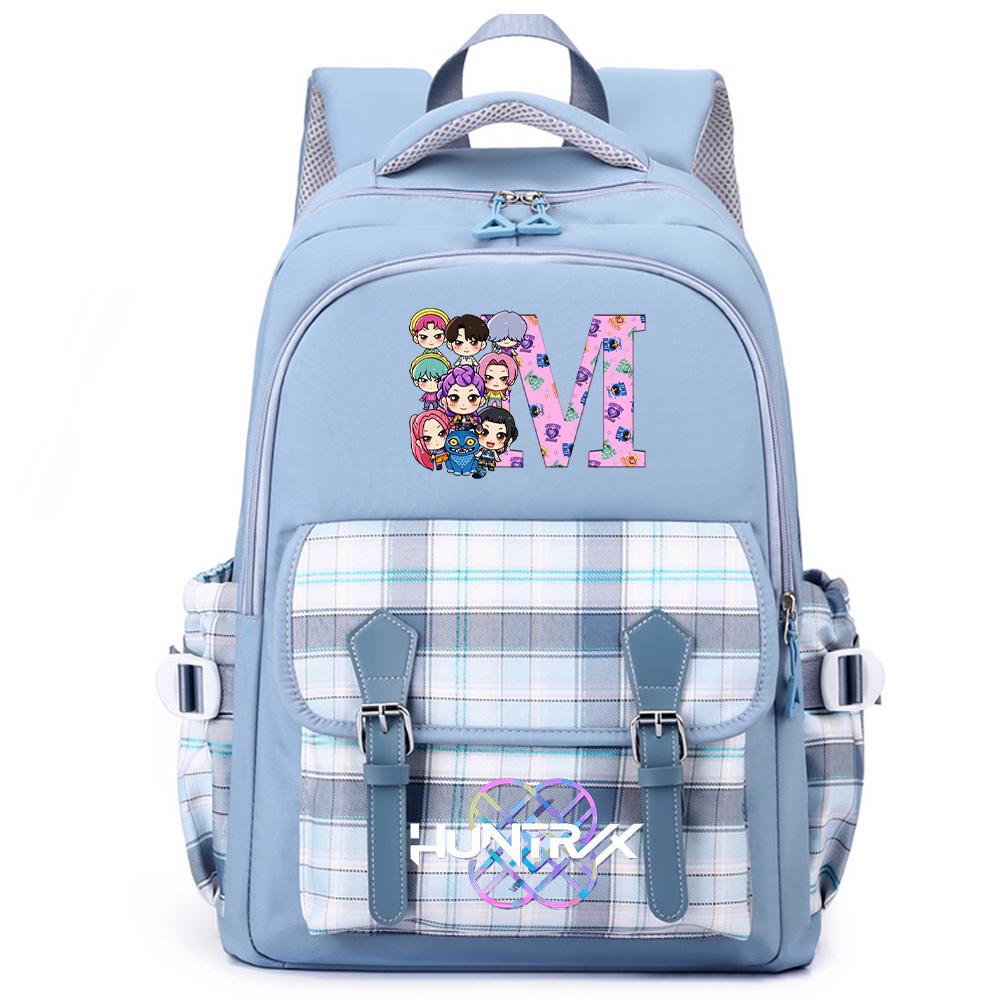 26 English Letter K-Pop Printed Large Capacity Backpack for Teenger Student Girl Boy Schoolbag Bookbag Women Waterproof Travel Bag Kid Gift Mochila