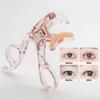Portable Wide-Angle Eyelash Clip Lasting Eyelash Curler With Frameless Toothed Comb Professional Curling Tool Eye Makeup Tool