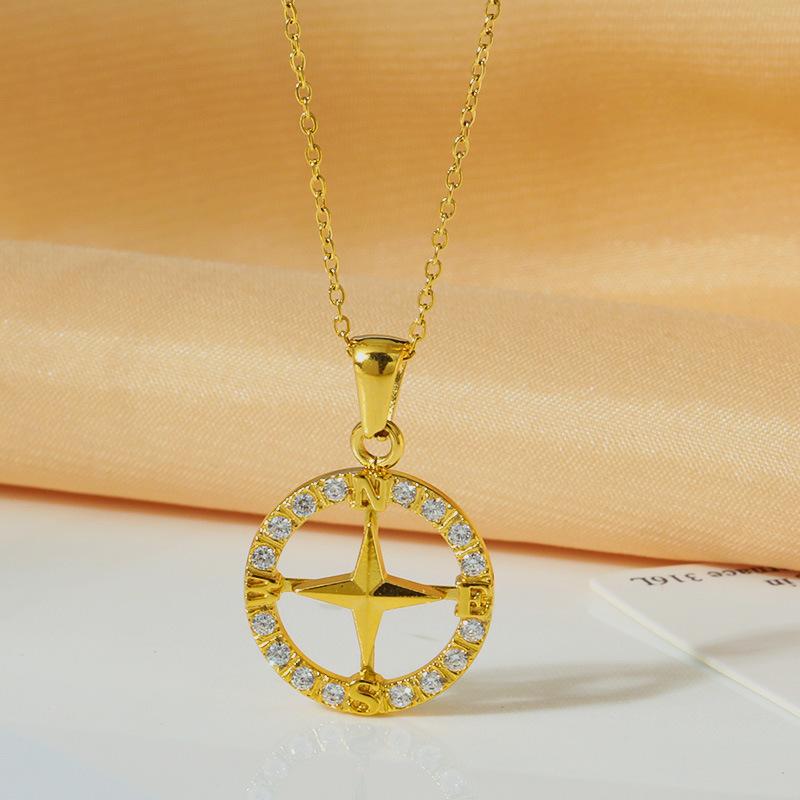 Titanium stål kjede Europeiske og amerikanske jenter hip-hop punk stil falmer ikke sommeren allsidig dopamin high-end tilbehør