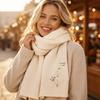 Warm Knitted Scarf Thickened Neck Scarf Fashion Winter Scarf  Girls