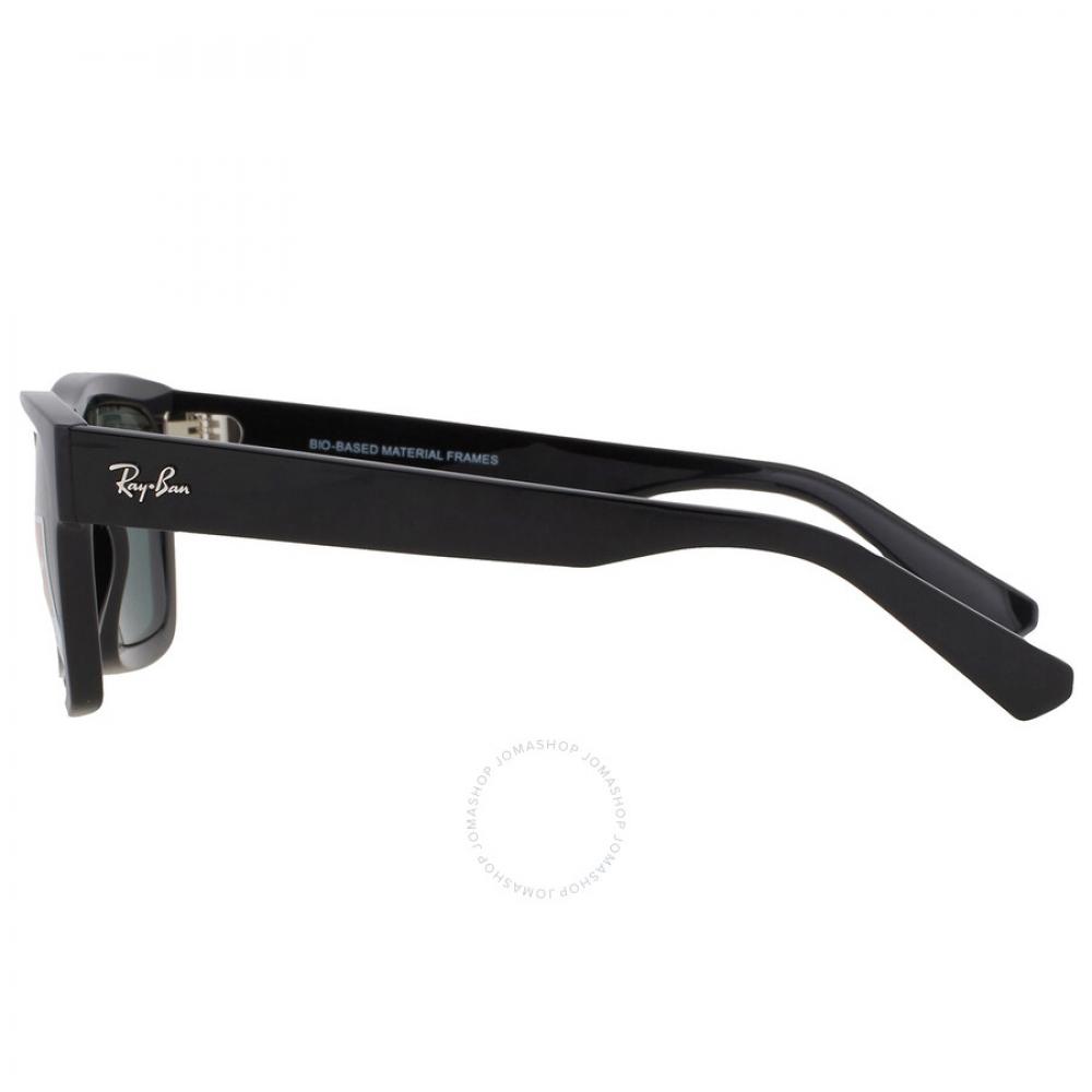 Ray Ban Warren Bio Based Dark Green Classic Rectangular Unisex Sunglasses Rb4396 667771 54