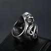 Vintage Punk Style Men's Octopus Tentacle Stainless Steel Ring Unique Accessory