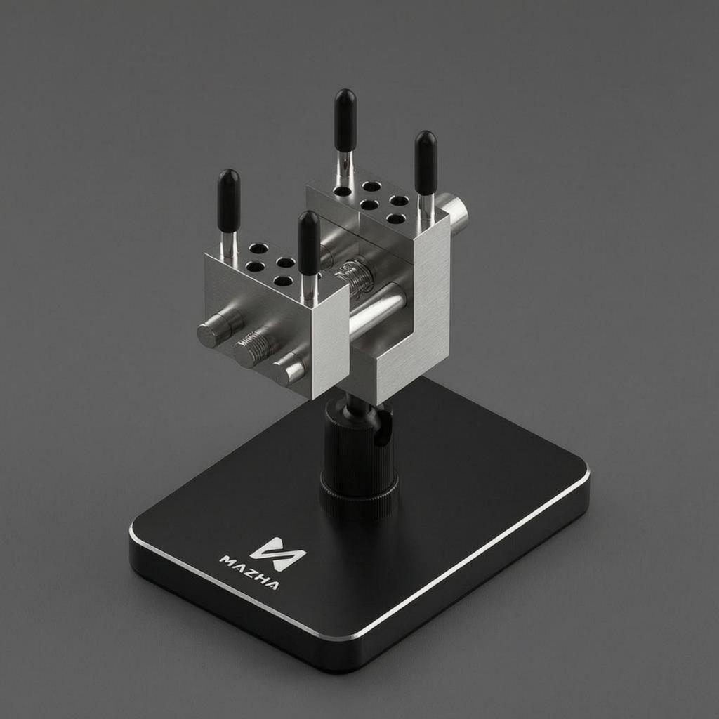 Mini Vise Table Top Clamp Precision Tilting Desktop for Model Building
