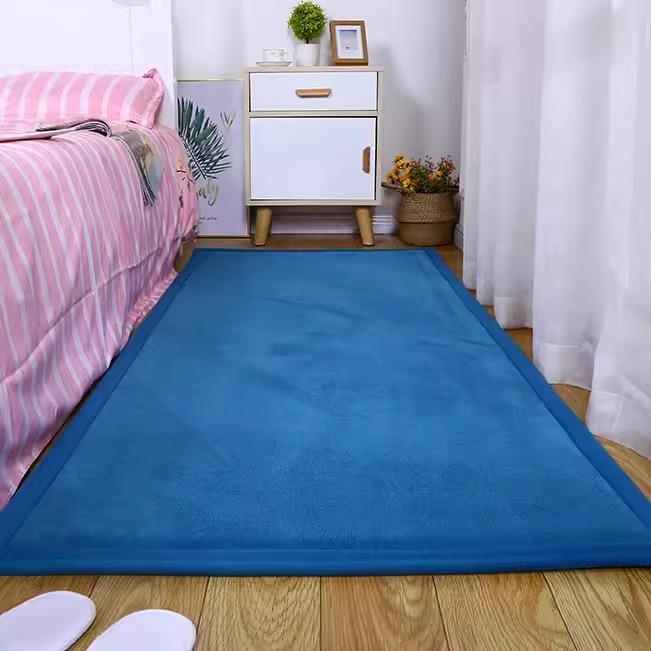 Thickened Fall Winter Anti-Slip Carpet For Living Room Tatami Crawling Bed Soft Floor Mat Plush Rug
