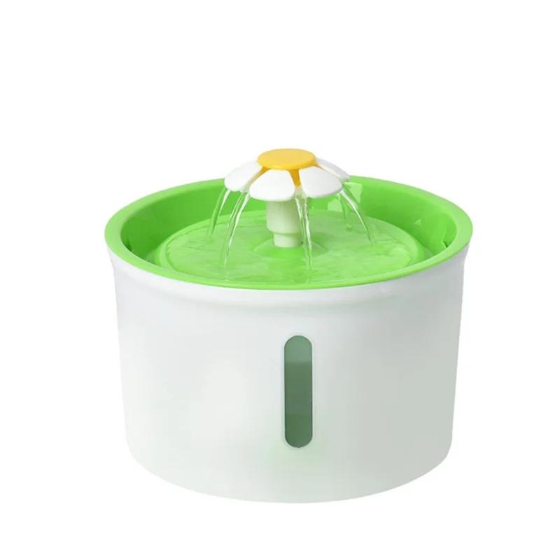 Round Auto Filter Pets Water Fountain USB Electric Mute Cat Drinker Bowl Recirculate Filtring Drinker for Cats Water Dispenser