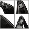 Waist Waist Shoulder Simple Black [MaRowsm] Artisan-made Pouch, Bag, Bag, Design, Unisex,