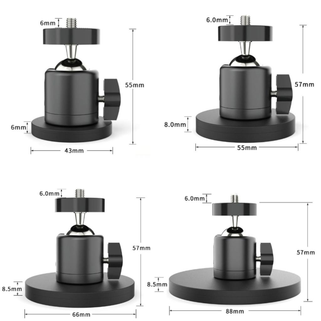 All Trust Camera Stand Magnetic Mount Camera Mount Camera Accessory (43mm)