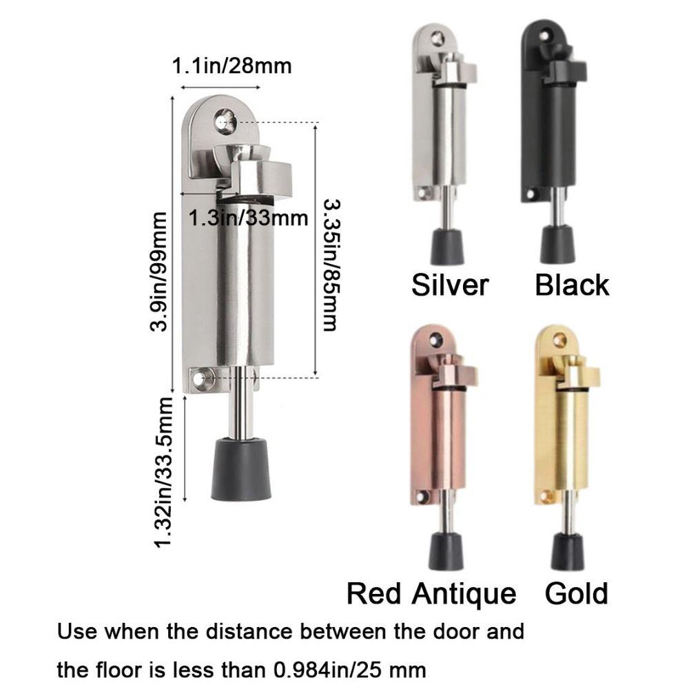 Rostbeständiger Fußbetätigter Türhalter Zink Zink Zinklegierung Kick-Down Türstopper Fußstopper für Zuhause