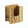 Biscuits Shaped Tissue Holder Easy Installation WallMounted Wipe Dispenser Wide Opening Cartoon