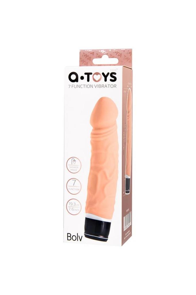 A-Toys, Realistic Multi-Speed Vibrator, Silicone, Vibration Modes, 15.9 Cm