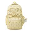 Schoolbag Girl Style Japanese Polka Dot Backpack Female Student Large Capacity High Value Bow Cute Backpack Commuting Travel