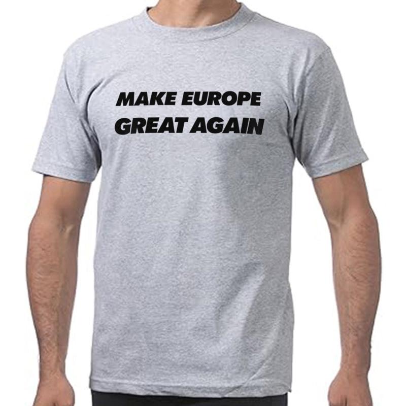 Make Europe Great Again 2025 Tshirt Y2k Funny Saying Streetwear 100 Cotton Soft Unisex T Shirts EU Size