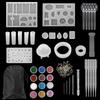 DIY Ornament Mold Silicone Drop Glue Mold Combination Set