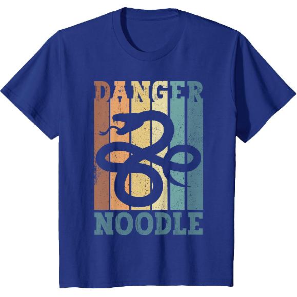 Snake Danger Noodle Retro T-Shirt