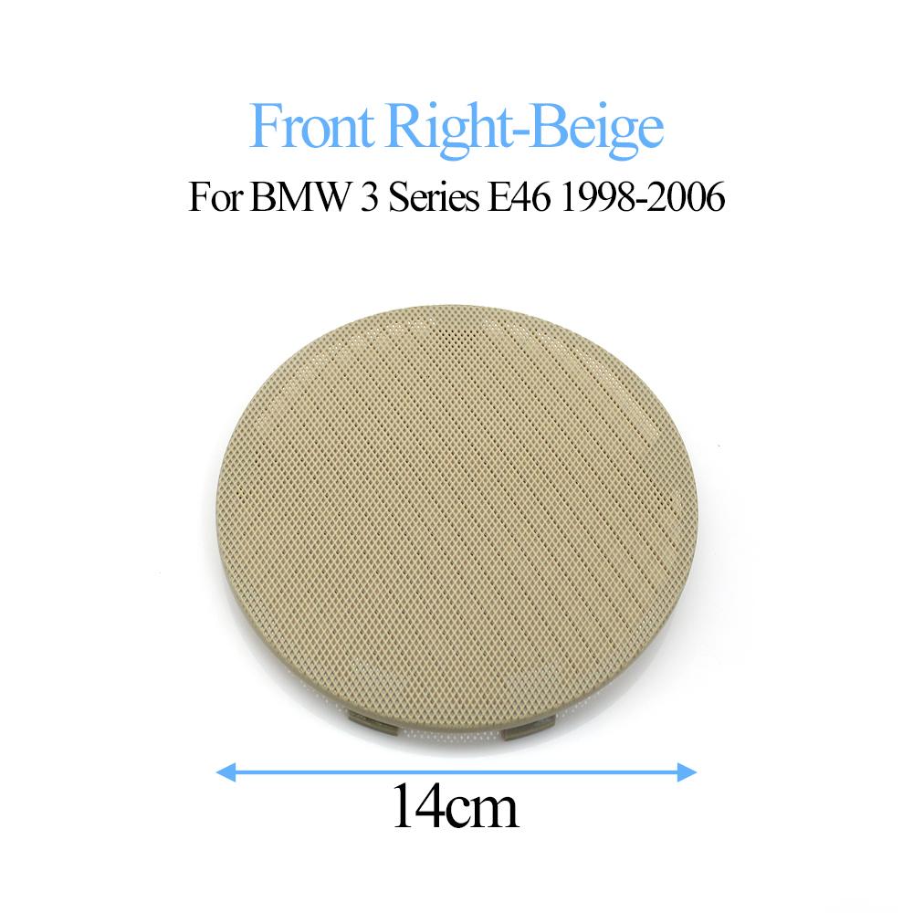 Car Interior Front Left or Right Door Audio Loudspeaker Cover Trim For BMW 3 Series E46 4-Door Sedan Wagon 1998-2006 51418213911