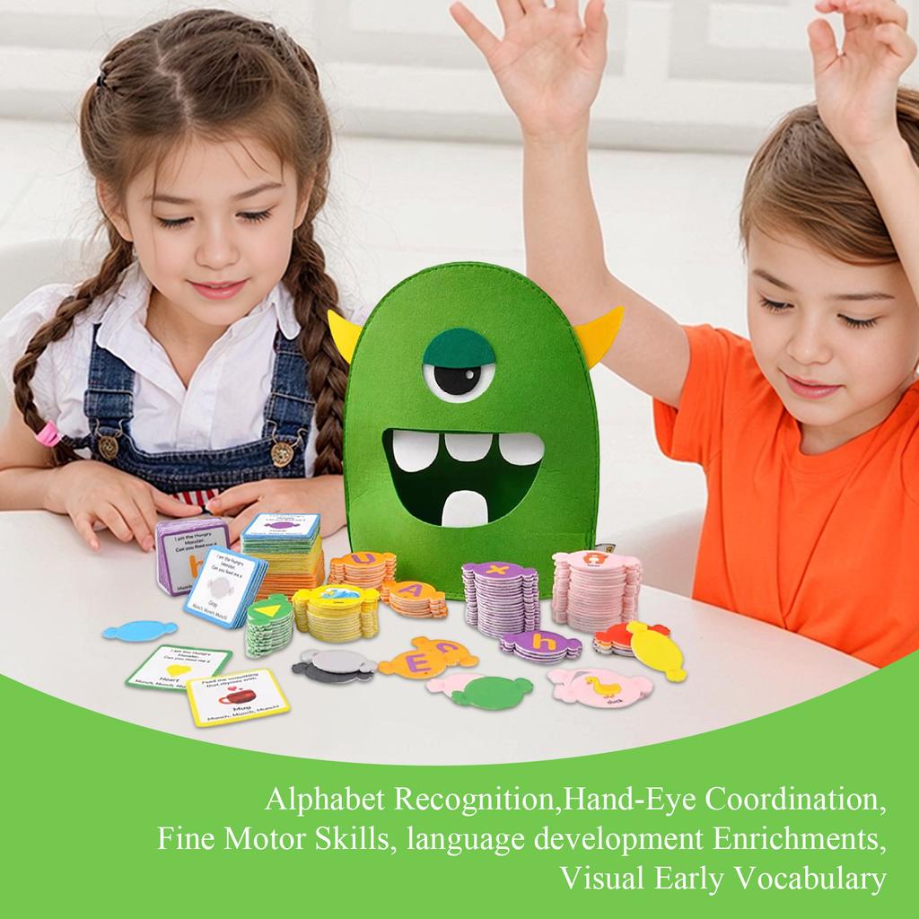 LetterMatching Game .ABC Learning Aids With Educational Flashcards Ideal For Classroom & Home Education, Educational Toys