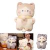 Adorable Standing Plush Cat Toy With Pp Cotton Filling Perfect For Decor And Cuddles