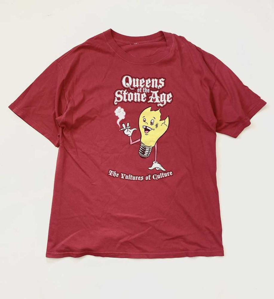 VTG Queens Of The Stone Age - The Vultures of Future Men s  TT297 Unisex T-Shirt XXXXL