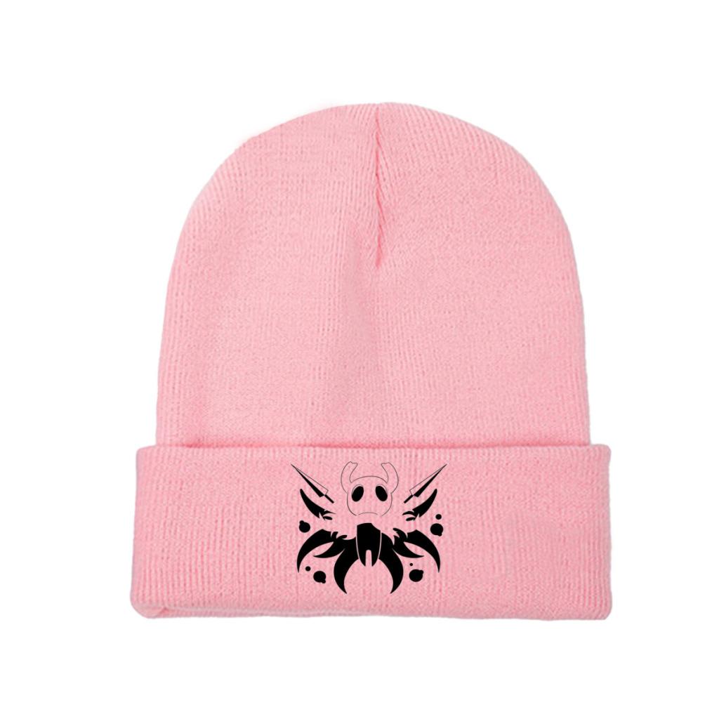 Hero of Dirtmouth Hollow Knight Strickmütze Mützen Herbst Winter Mütze Warm Polyester Casual Totenkopf Videospiel Mütze Unisex Damen