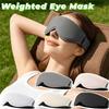 Light-blocking Weighted Eye Mask Full-coverage Blindfold Eyeshade Soft 3D Sleep Eye Cover  Men