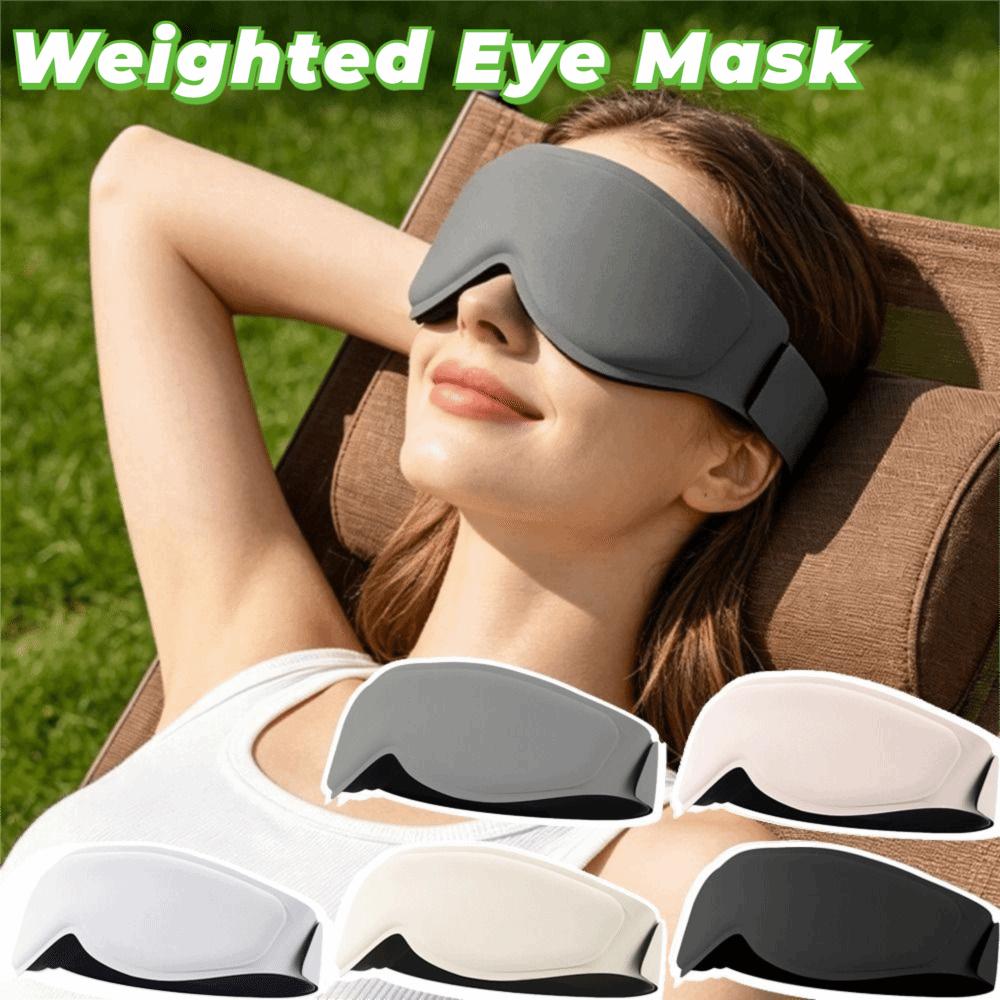 Light-blocking Weighted Eye Mask Full-coverage Blindfold Eyeshade Soft 3D Sleep Eye Cover Men