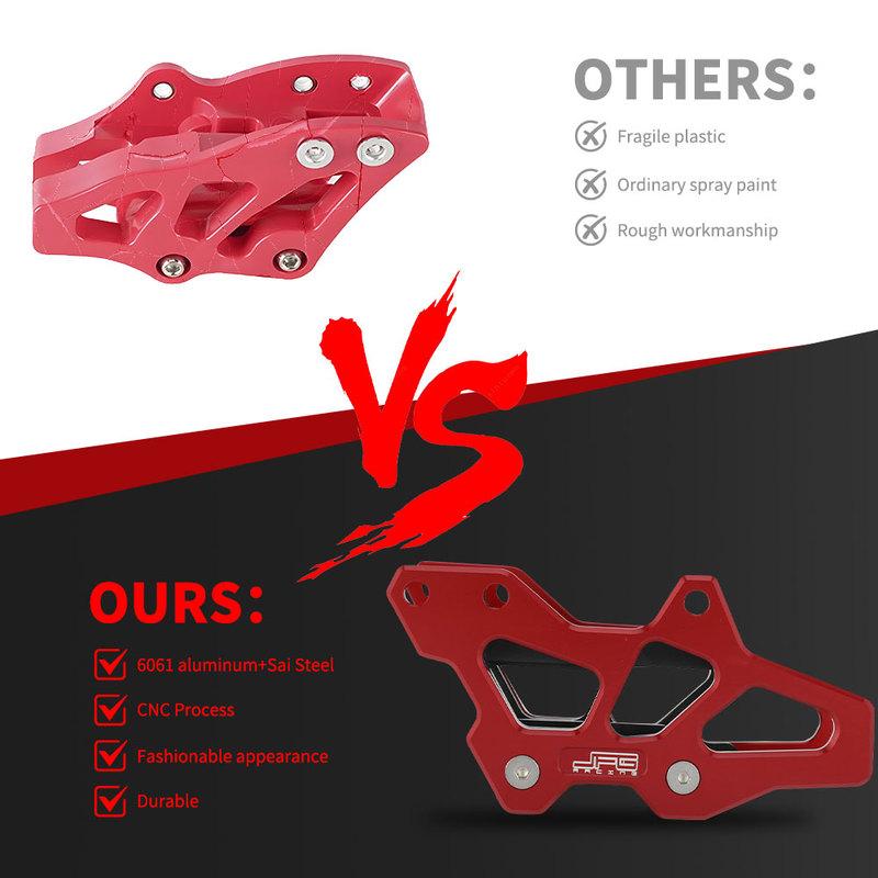 Motorcycle CNC Chain Guide Guard Protection For HONDA CR125R CR250R CRF450X 2005-2007 CRF250R CRF450R 2005-2006 CRF250X 2006