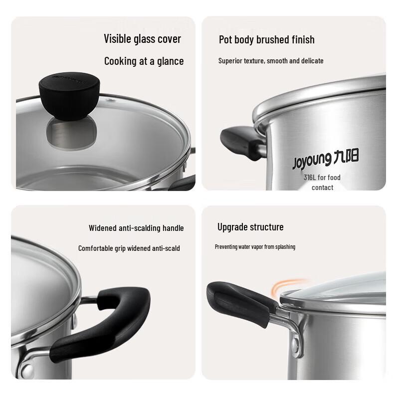 Joyoung 316L Stainless Steel 22cm Multipurpose Pot