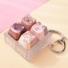 Cute Dog Squeeze Keychain Creative Stress Relief Fidget Pendant Mini Sensory Toy for Handbags Kids Party Gifts