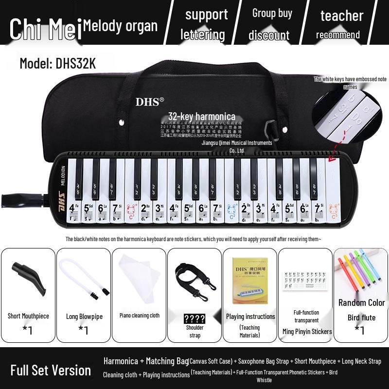 Chime 32/37-Key Harmonica: Perfect for Beginners, Students, and Professionals.