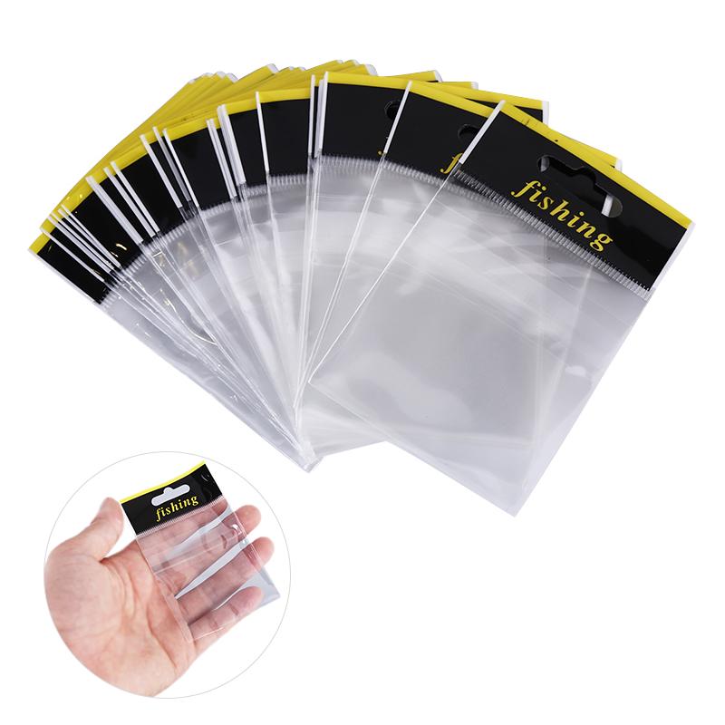 

100 шт. Маленькие пакеты для рыболовных крючков Сумка для рыболовных аксессуаров Рыболовная сумка для рыболовного магазина