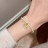 2026 New Arrival Bracelets For Women Simulated Pearl Shiny Sequins CZ Cubic Zircon Cartoon Horse Coin Birthday Gift Jewelry
