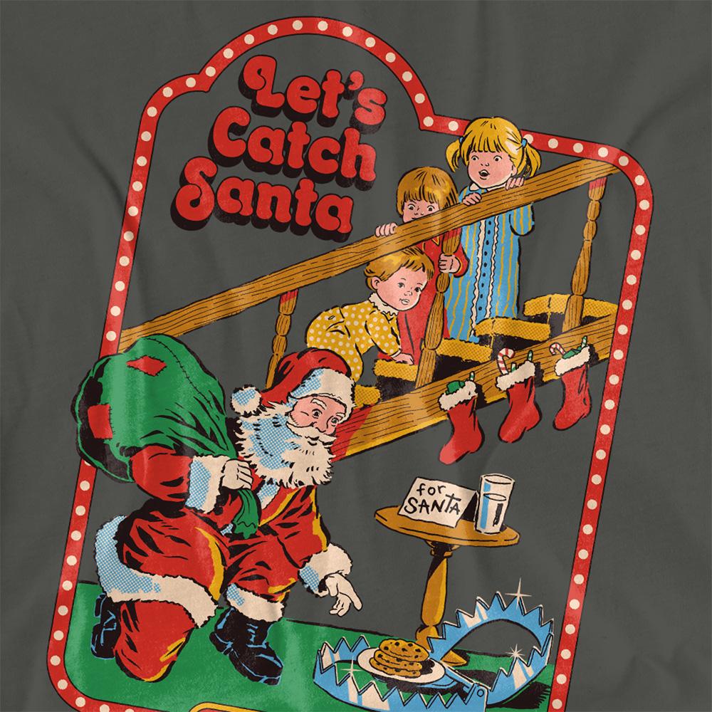 Steven Rhodes Womens/Ladies Let´s Catch Santa T-Shirt