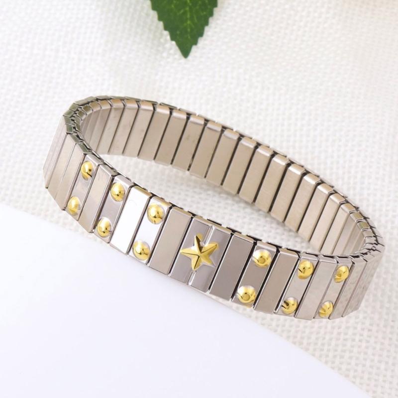 Bohemian Rhinestones Stretch Bracelet Versatile Elastic Rhinestones Wristband Ornament Sophisticated Bracelet Accessory