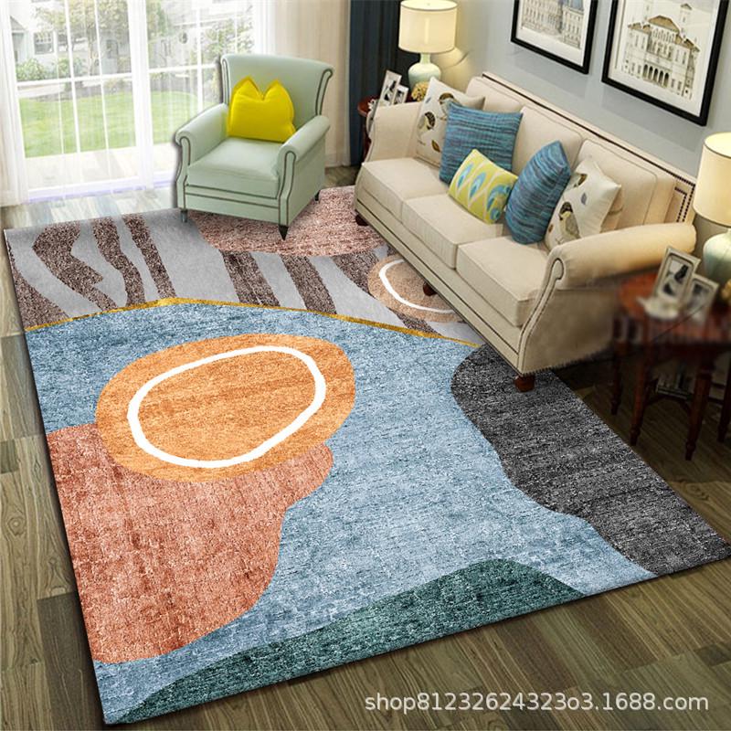 

Скандинавський Розкішний Геометричний Килим для Вітальні - 3D Друкований Килимок для Кавового Столика та Спальні 200x300 cm