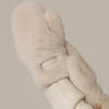 Molliolli BEAR BEAR Reversible Mittens [ivory]