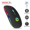 iMICE Wireless Mouse Bluetooth RGB Rechargeable Mouse Wireless Computer Silent Mause LED Backlit Ergonomic Gaming Mouse For Laptop PC