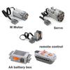 Remote Control Four-wheel Drive Vehicle Chassis Technical Building Blocks Power Function Motor Puzzle MOC Bricks Toy Accessories