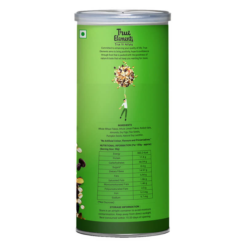 Muesli Without Sugar (400 G), Muesli No Added Sugar, True Elements