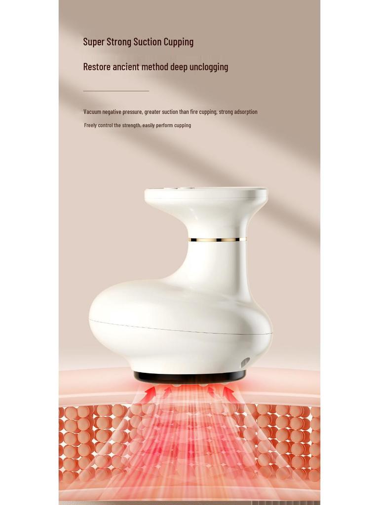 Electric Gua Sha & Meridian Massager: All-Body Cupping Device for Home Use