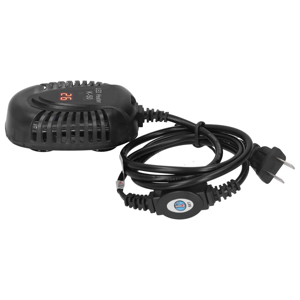Submersible Aquarium Heater Fish Tank LED External Thermostat Quartz Heating Rod