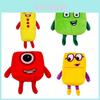 Numberblocks Plīša lelle Mīksta un jauka plīša rotaļlieta bērniem Izglītojoša un jautra